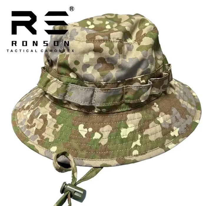 Chapeau camouflage neige Rhodesian Big Five été pêche camping protection solaire bennie tactique