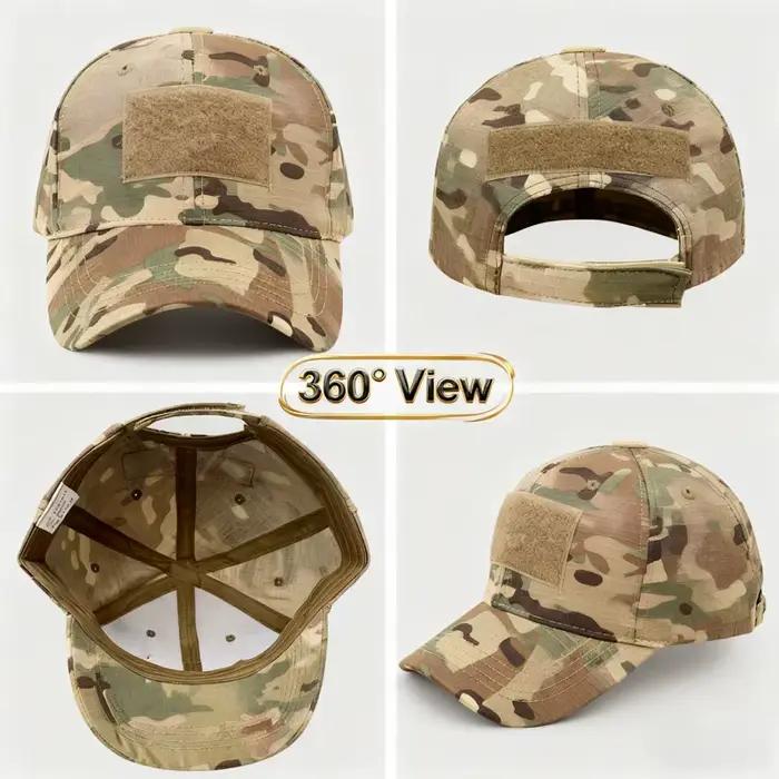 Casquette tactique pêche balaclava intégré - Masque visage été snapback chasse camouflage