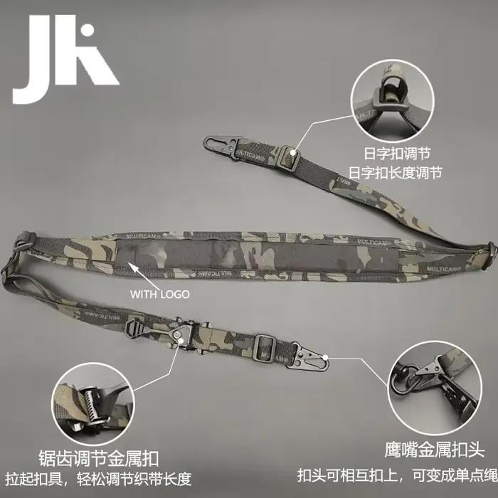 Bretelle tactique QD réglable 2 points - Pour fusil de pêche en nylon résistant à l'eau