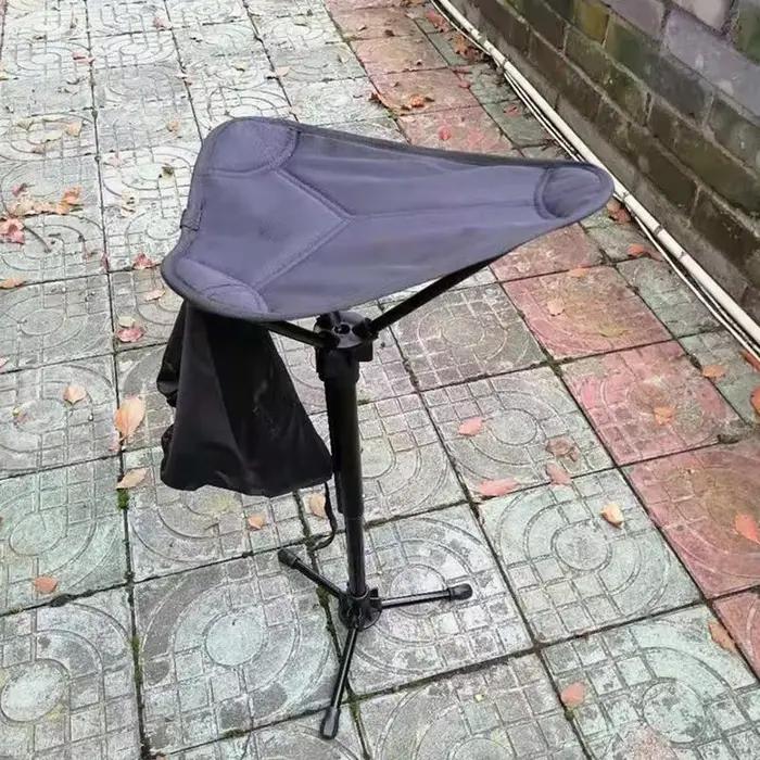 Tabouret pliant randonnée 3 hauteurs pour pêche camping portable forte portance outdoor