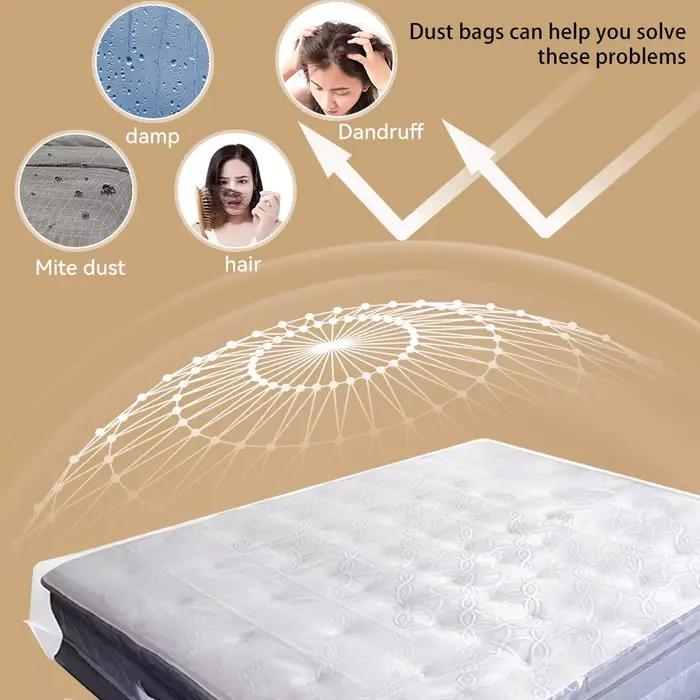 Housse matelas protection déménagement pêche - Sac plastique étanche anti-poussière pour couchage