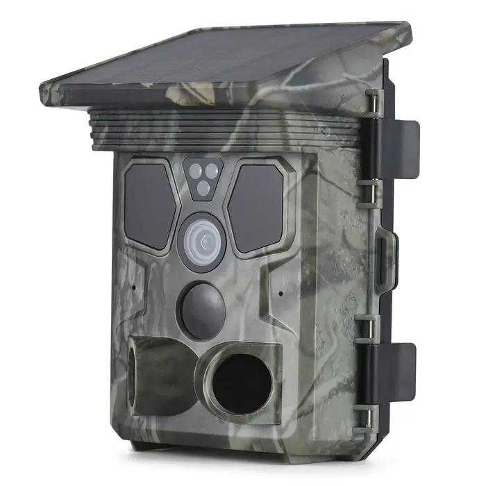 Caméra de chasse 4K 50MP solaire avec angle de détection 120° - Surveillance IP65 étanche
