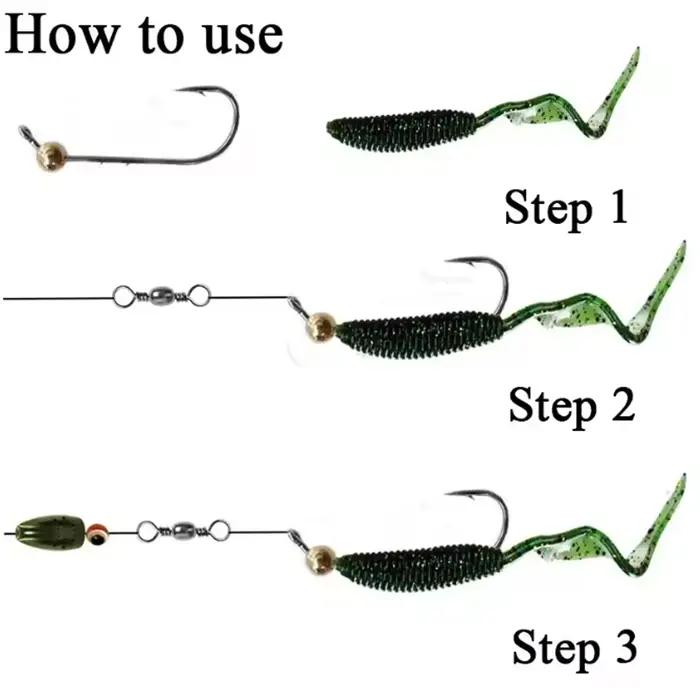Hameçons jig micro en acier à haute teneur en carbone pour pêche en lac techniques saisir et relâcher poissons lourds et légers ocasions spéciales compétition et loisir