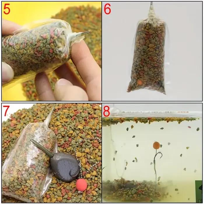 Connecteurs feeder PVA pêche carpe 8 pièces acier inoxydable émerillons accessoires matériel pêche QC