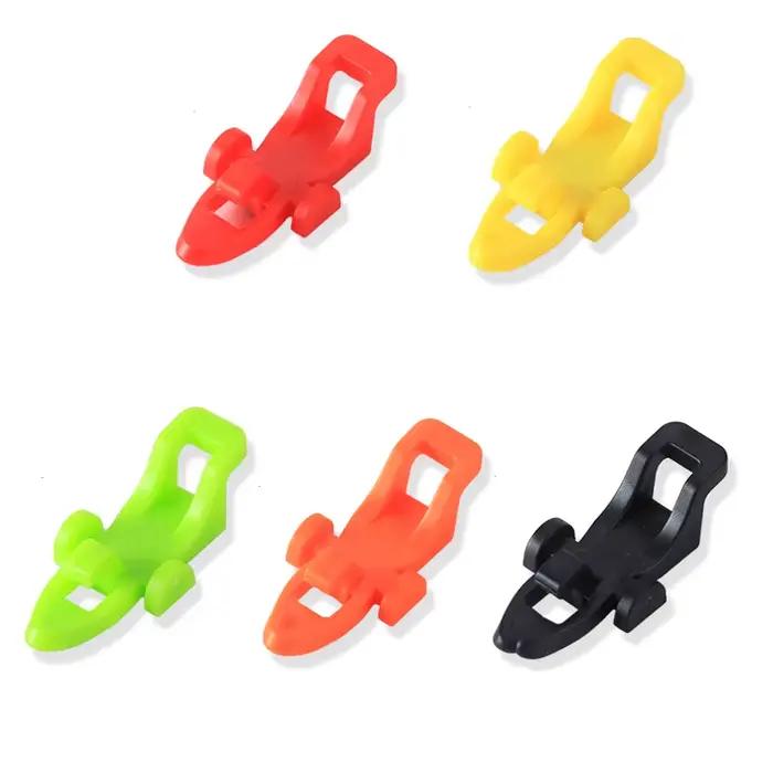 10 sets porte-leurres clips pour canne à pêche support hameçons et cuillers accessoires pêche