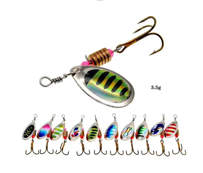 Set de 16 cuillères métalliques spinner pour brochet - Leurres wobblers et crankbaits complets