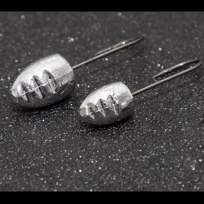 Hameçons plombés JOHNCOO 10 pièces pour leurres souples, 2g 3g 5g, pêche légère au jig