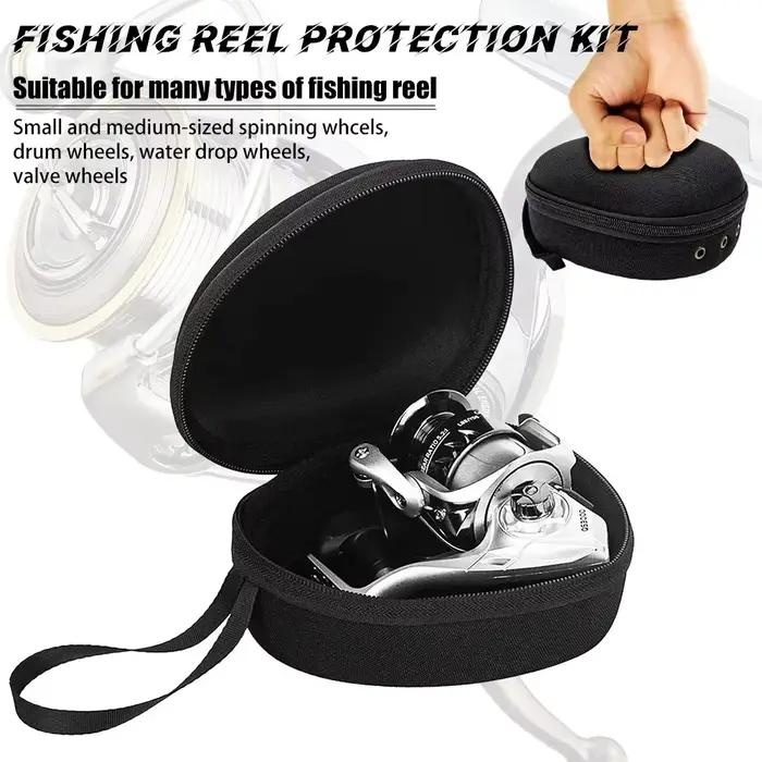 Étui de protection EVA portable pour moulinets de pêche housse accessoires pêche drum spinning raft