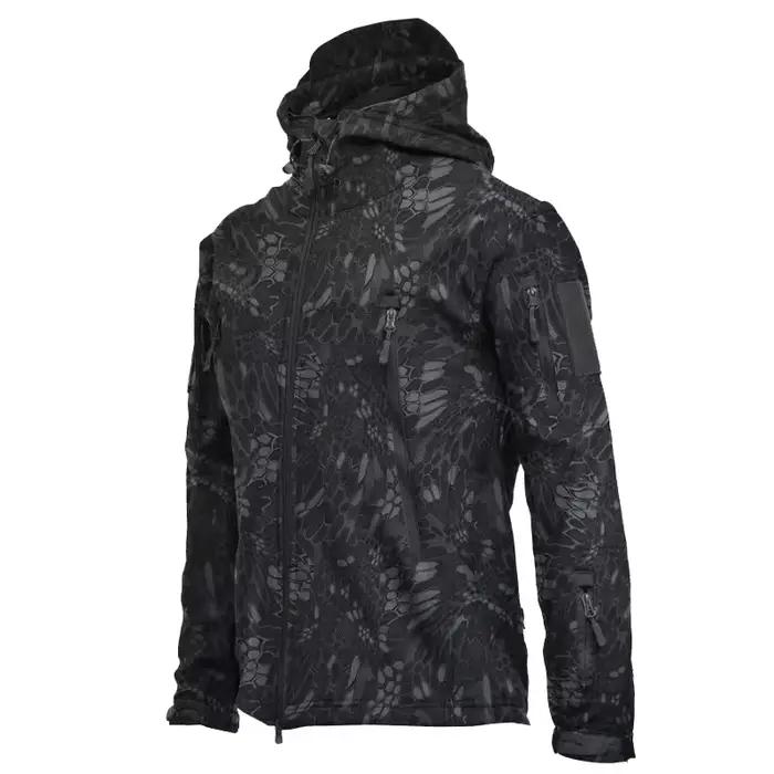 Veste militaire Shark Skin soft shell imperméable pour pêche en mer et activités nautiques tactiques