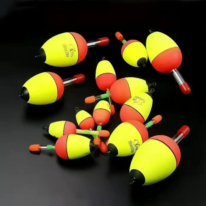 Flotteurs de pêche en plastique robustes pour la mer - adaptés à la carpe argentée et au bar - pour une pêche en mer réussie