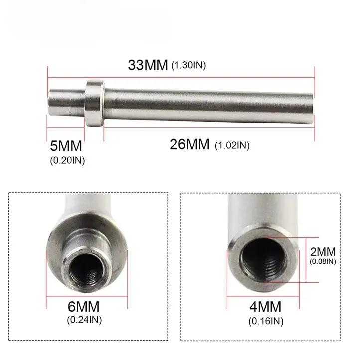 Kit Outils Poignée Moulinet Pêche - Vis Écrous Rondelles Axe Acier Inox Assemblage Pièces Détachées