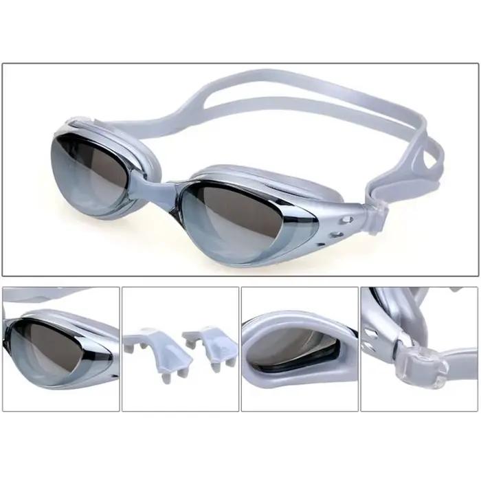 Lunettes natation myope plaquées professionnelles - étanches anti-buée protection UV