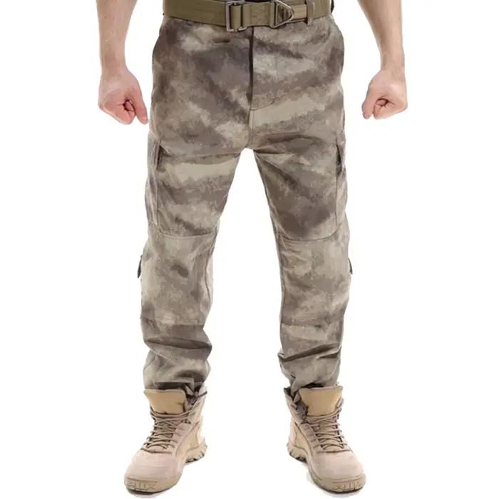 Pantalon camouflage tactique militaire multicam pour pêche, chasse et escalade