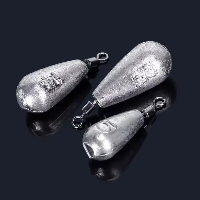 Kit plombs Drop Shot 15 pièces - Poids 3.5g à 20g pour pêche en mer et technique du dropshot