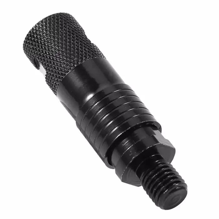 Adaptateur métallique rapide 6cm pour alarme de pêche - Connecteur de canne à pêche réactif
