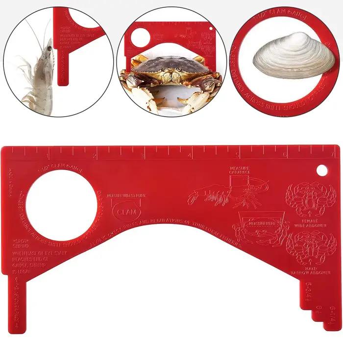 Jauge à crabes et crevettes mesure précise pour pêche équipement sportif durable