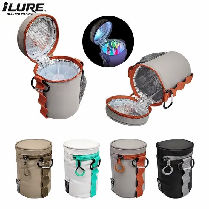 Boîte de pêche étanche avec lumière UV pour leurres, jigs et appâts rigides