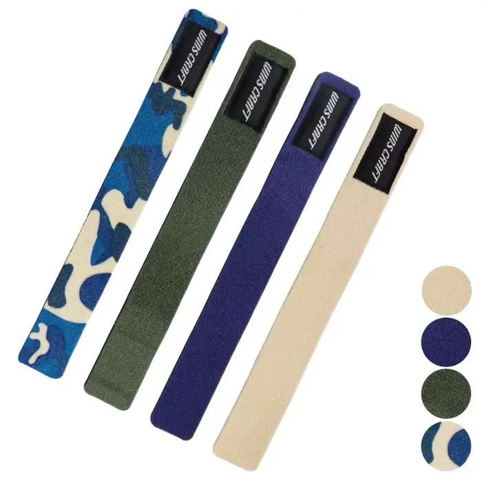 2 sangles élastiques réutilisables pour canne à pêche - Version améliorée 25x3cm robuste et durable
