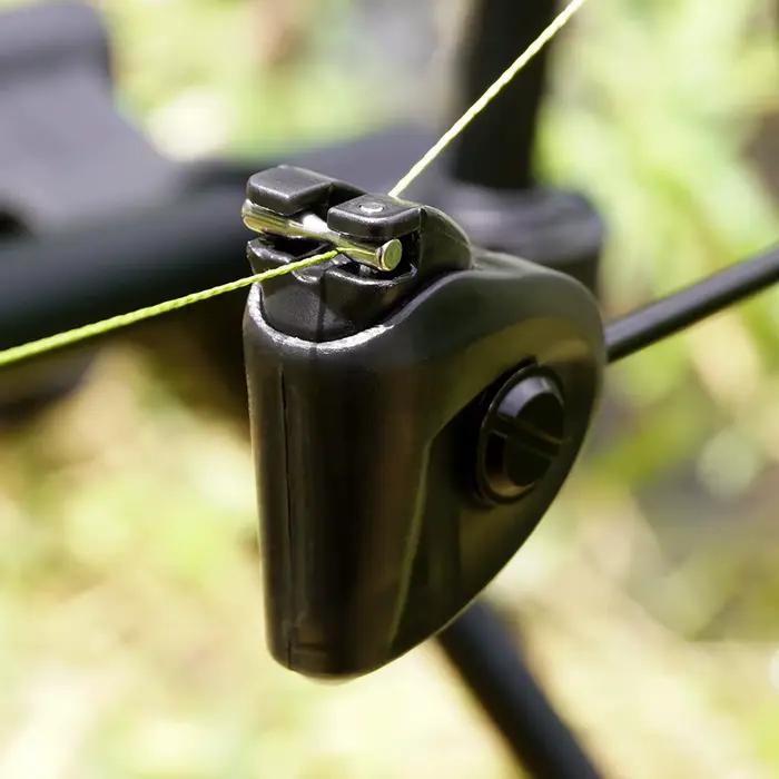 Kit swinger Hirisi B2005 pour pêche carpe avec étui - LED multicolores et sensibilité ajustable
