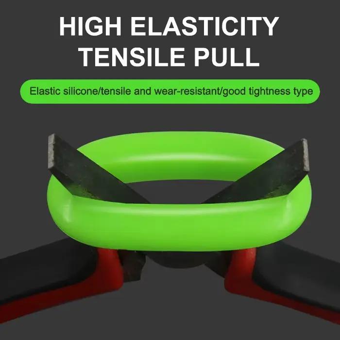10 anneaux anti-dérapage pour canne à pêche - Bagues silicone arrêt canne anti-glisse