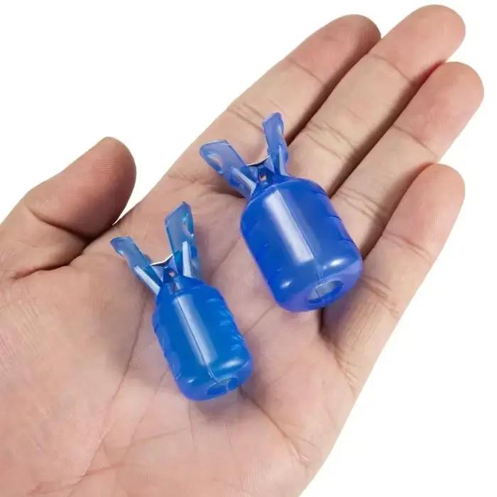 10 protège-hameçons en ABS pour leurres de pêche à l'encornet, tailles S et L, accessoire sécurité
