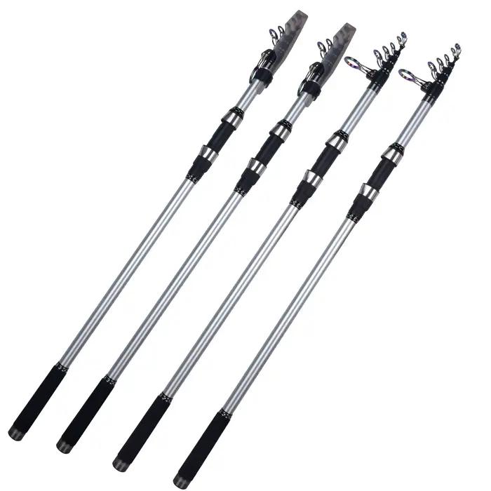 Canne surfcasting télescopique BIUTIFU 30T carbone 3.9m à 5.3m puissance 60-200g pour pêche du bord plage