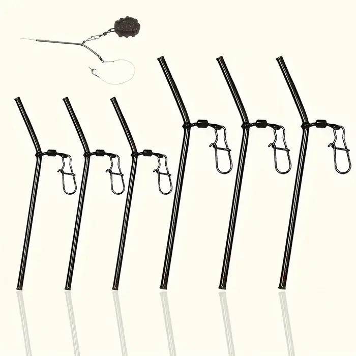 Connecteur anti-emmêlement pour bas de ligne avec échelle - accessoire montage carpe
