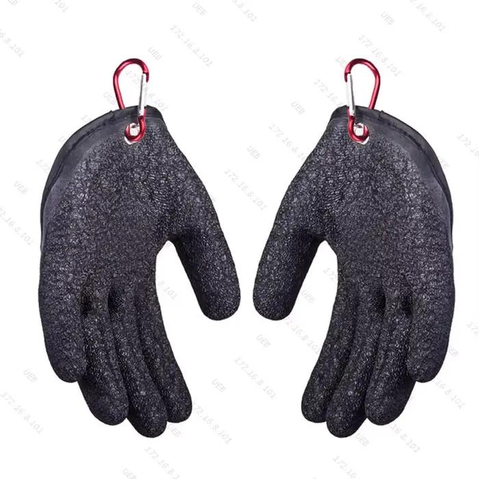 Gants de pêche magnétiques anti-dérapants pour lancer précis - Gants doigts pour pêcheur droitier gaucher