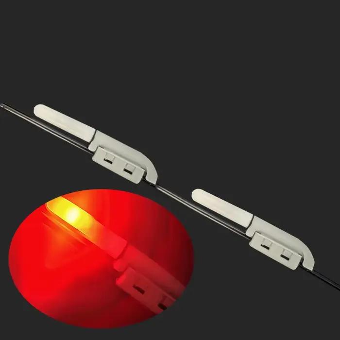 Lampe de pêche lumineuse rechargeable USB CR425 3.6V avec lumière rouge clignotante pour attirer le poisson la nuit
