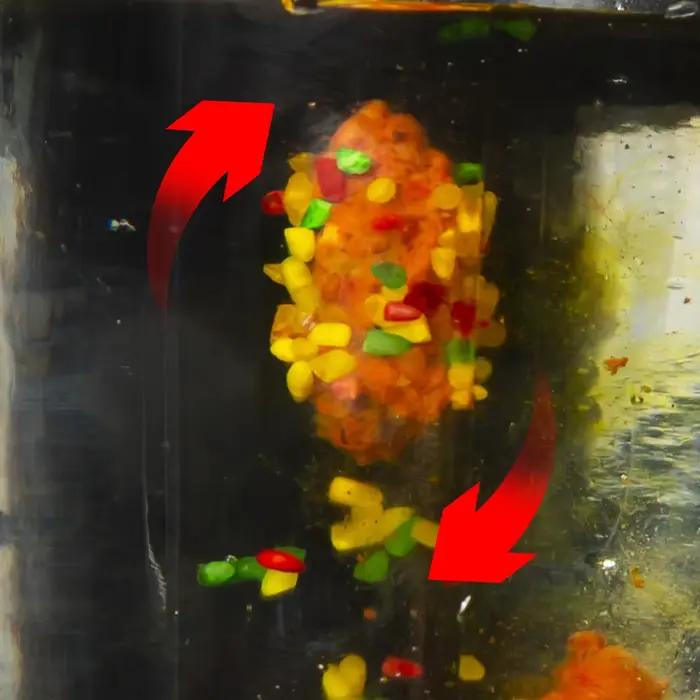500g granulés appât carpe parfum composite tricolore - Matériel de nidification naturel musc