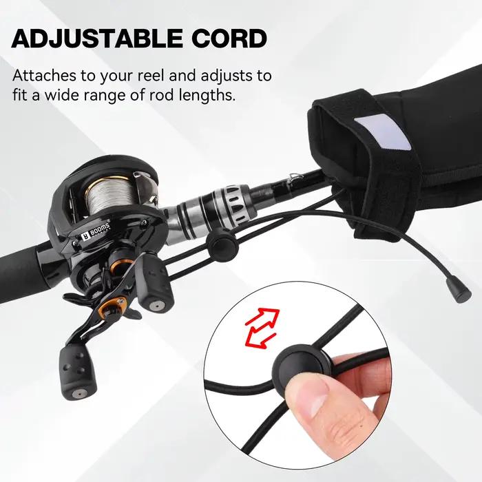 Protections de canne à pêche Booms Fishing RS8 en néoprène avec boucle de suspension pour rangement