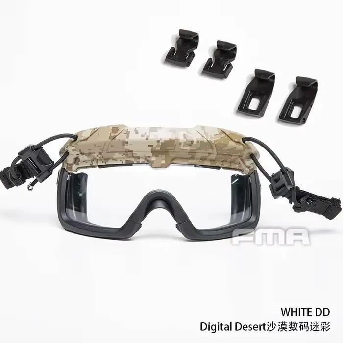 Lunettes anti-buée 3MM pour casques pêche - Compatibles rails OPS-CORE, protection visuelle optimale