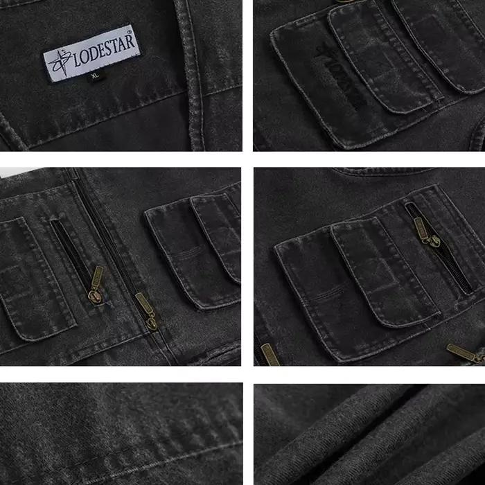 Veste de pêche multi-poches respirante pour le printemps et l'automne, outil multifonction outdoor