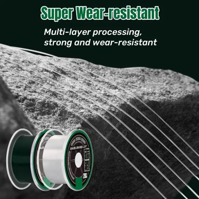 Ligne TORAY Japon fluorocarbone 200m invisible - pêche carpe forte immersion rapide monofilament