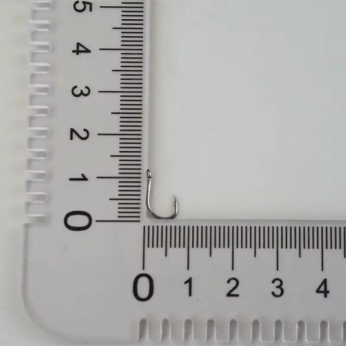 50 hameçons pré-montés Ackibbik pour pêche à la carpe avec ligne PE 3#-12# - Hooks micro taille
