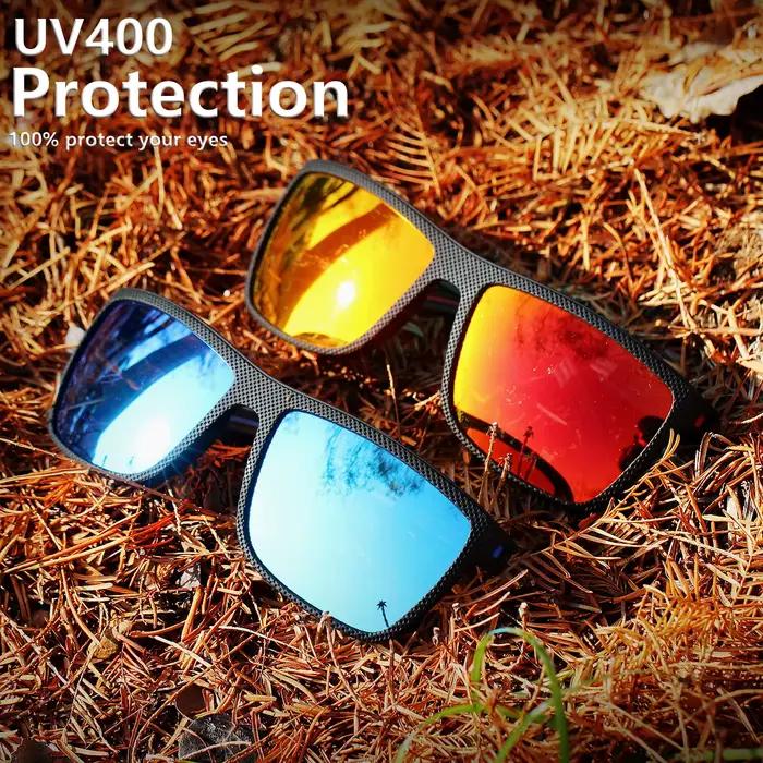 Pack 3-4 lunettes polarisées colorées designer pour pêche conduite sports outdoor - Homme Femme UV400