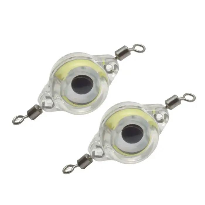 Mini lampe LED œil de poisson - Appât lumineux clignotant submersible étanche pour pêche
