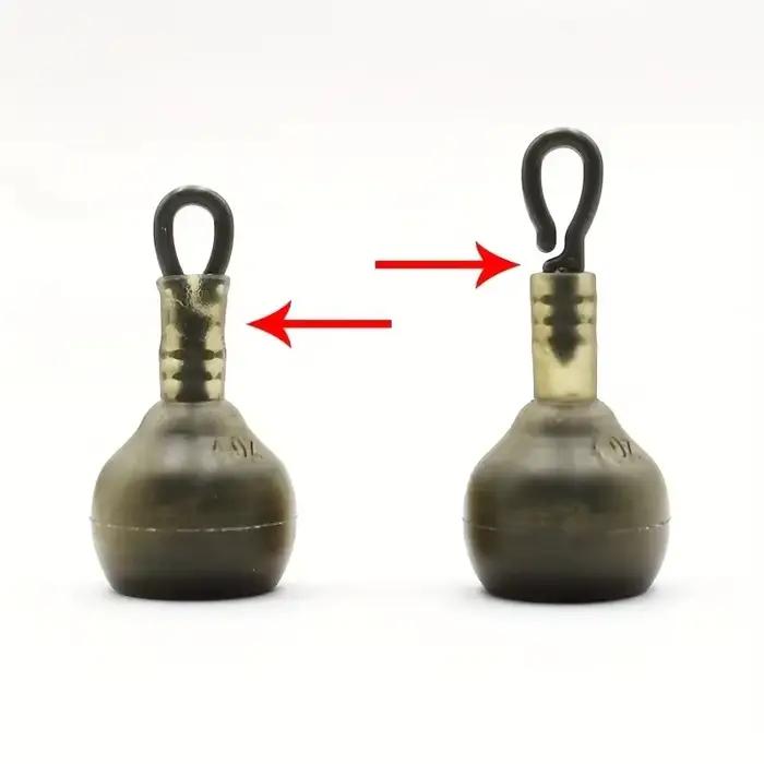 Attaches plombs drop shot YOTOCarp - Clips de retenue pour plombs pêche, fixation ligne sécurisée