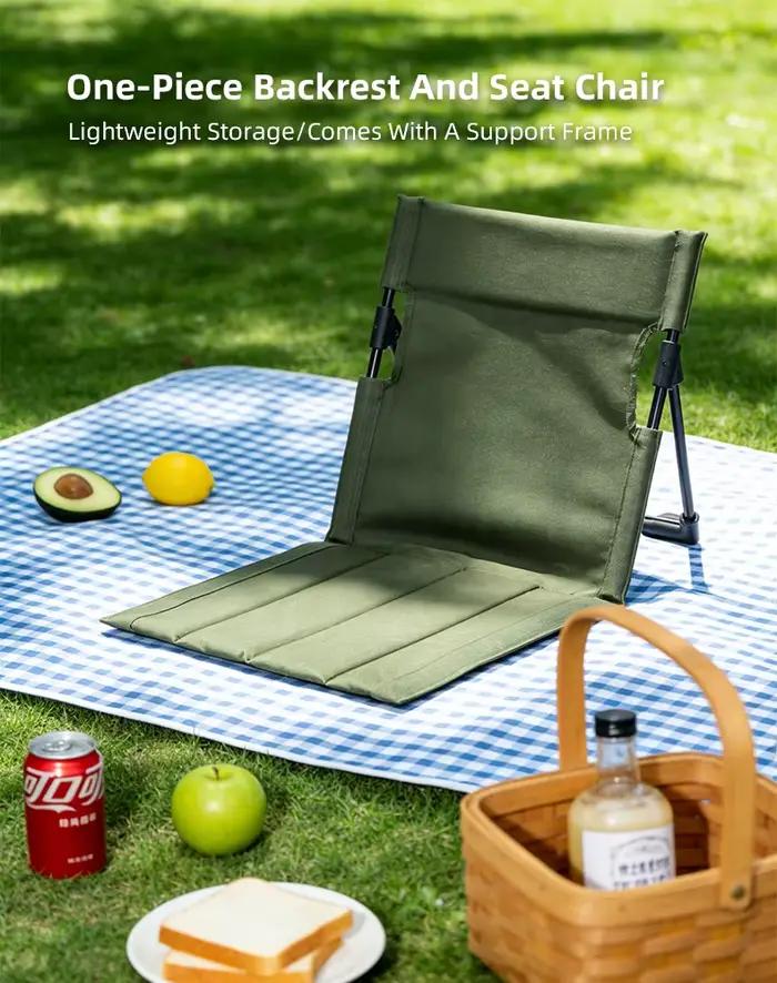 Chaise extérieure pliante légère compacte camping portable pour adultes pêche randonnée