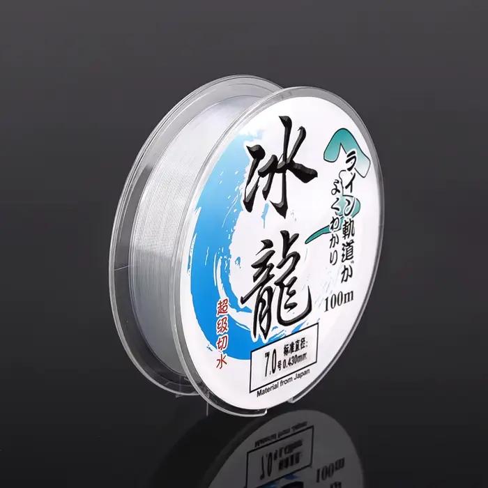 Fil de pêche nylon japonais DNDYUJU 100 mètres résistant eau douce et mer pour accessoires pêche