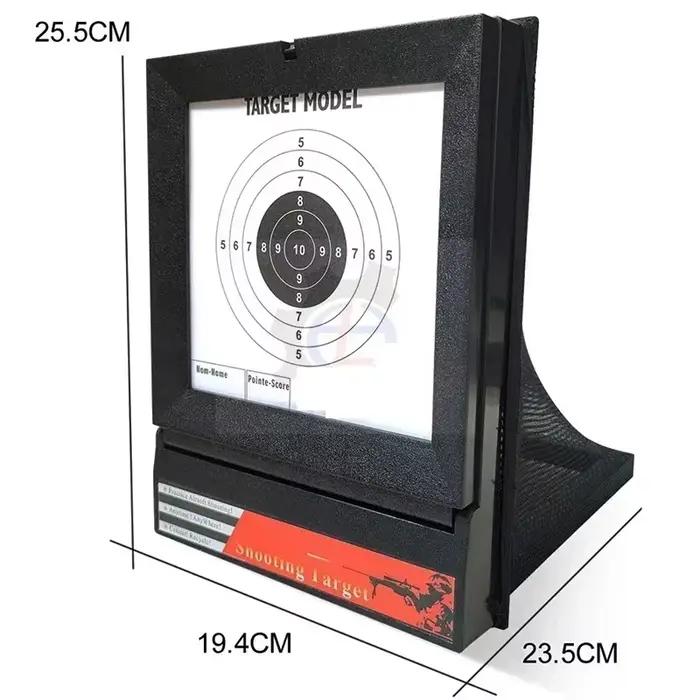 Système cible airsoft AEG avec filet récupérateur et support - Pour entraînement BB pellets indoor et extérieur