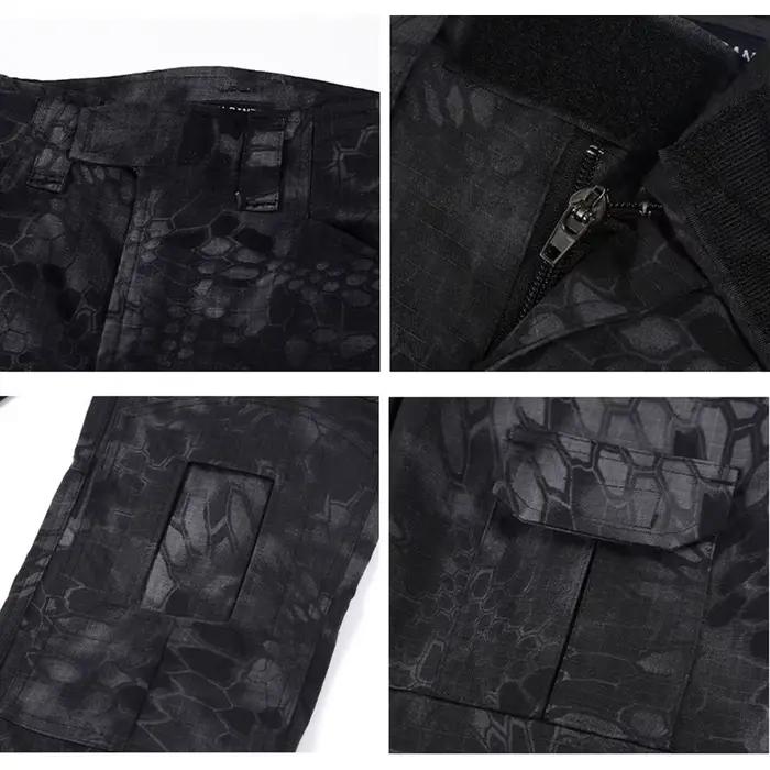 Pantalon de combat camouflage tactique homme - Pêche, trekking, chasse, tenue d'entraînement outdoor