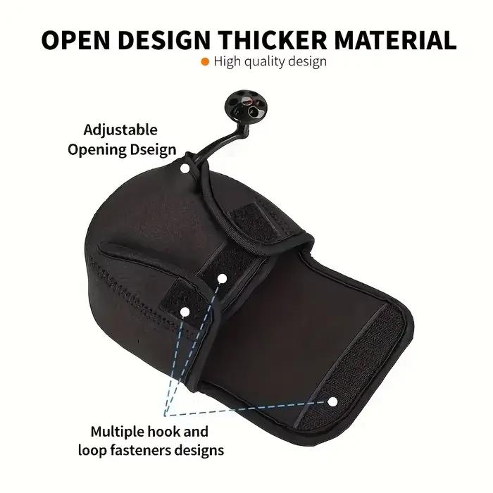 Housse de protection pour moulinet de pêche spinning casting raft étui de rangement couverture tambour