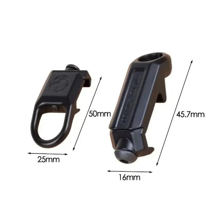 Adaptateur détachement rapide QD rail 20mm monture lunette .223 AR15 pêche airsoft accessoire fixation