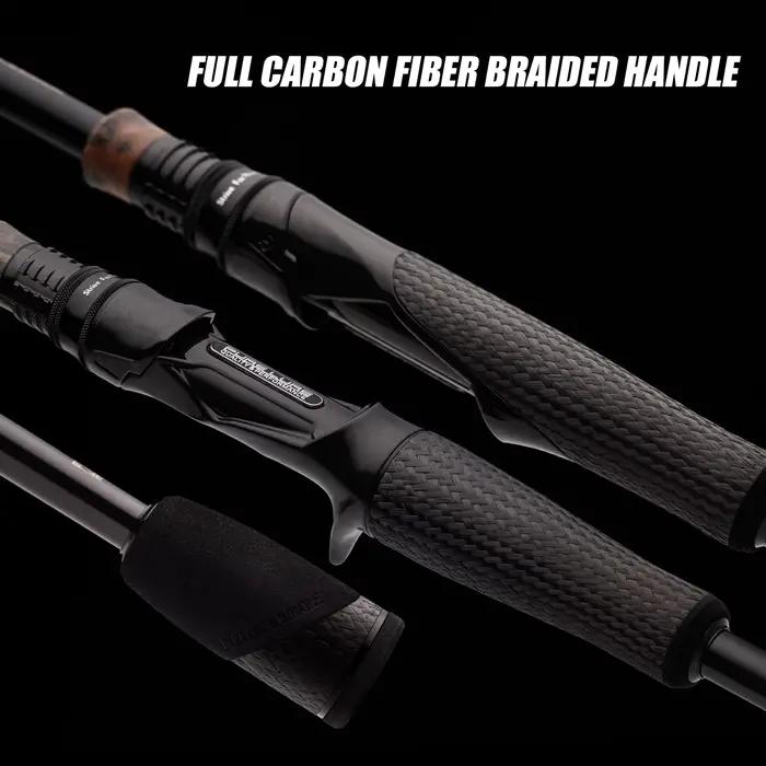 Canne bass PURELURE REALM M40X carbone Toray - Rod pêche leurres souples brochet sandre action F/F Fuji SIC