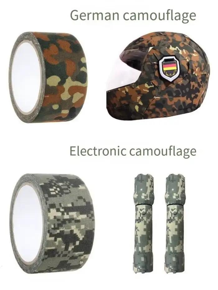 Ruban camouflage adhésif 5M/10M pour canne à pêche - Imperméable et antidérapant pour pêche discrète