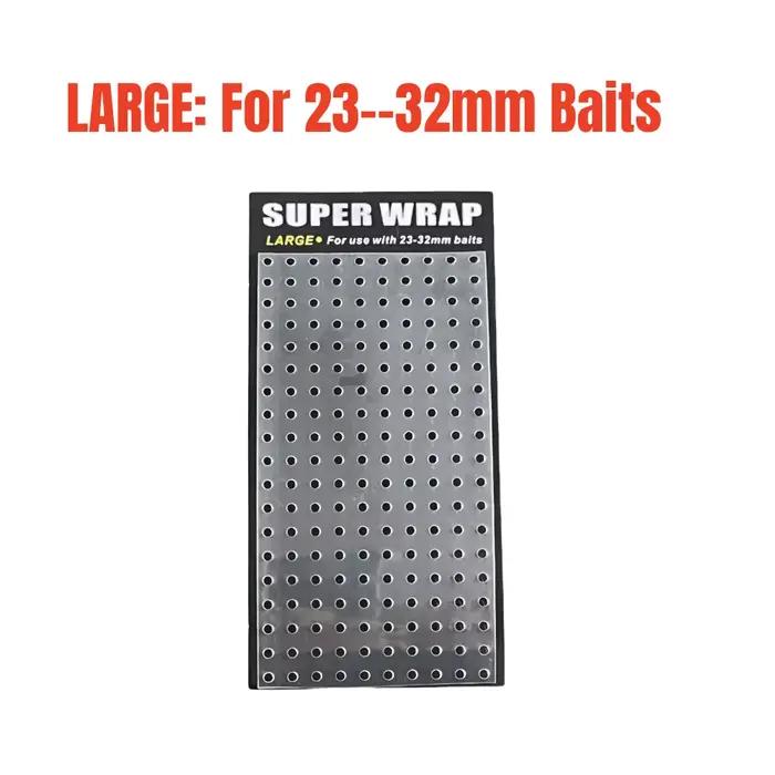 Protecteur d'Appâts Super Wrap pour Pêche à la Carpe Tube Perforé Rétractable 3 Tailles Pour Lac Rivière Cours D'eau Occasions Spéciales