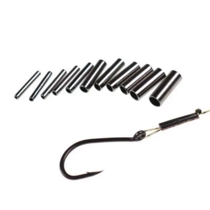 500 pièces de raccords en cuivre pour bas de ligne, tubes à sertir pour pêche sur