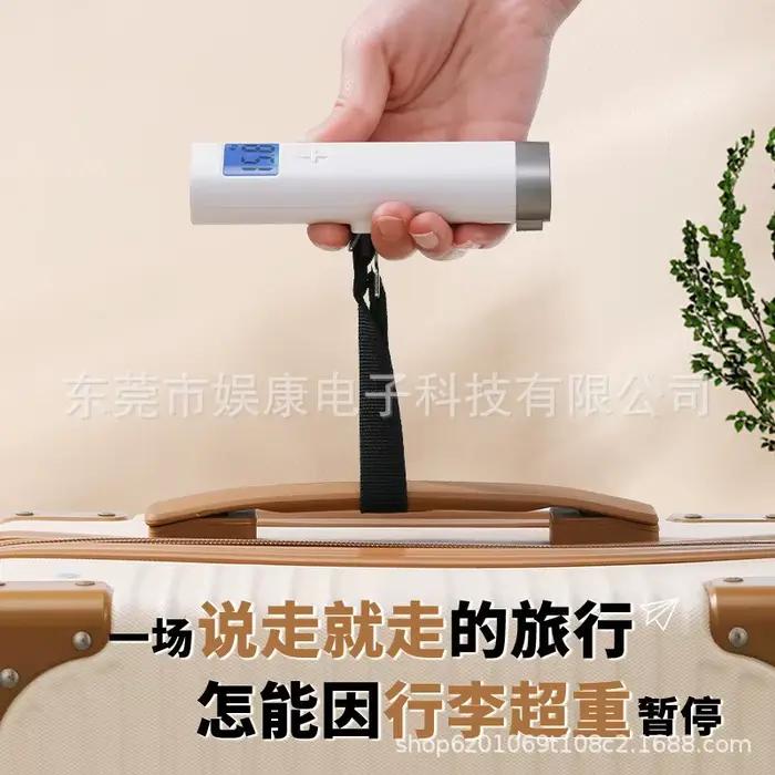Pèse-bagages électronique portable 50kg avec chargeur - Balance de pêche précise pour voyages