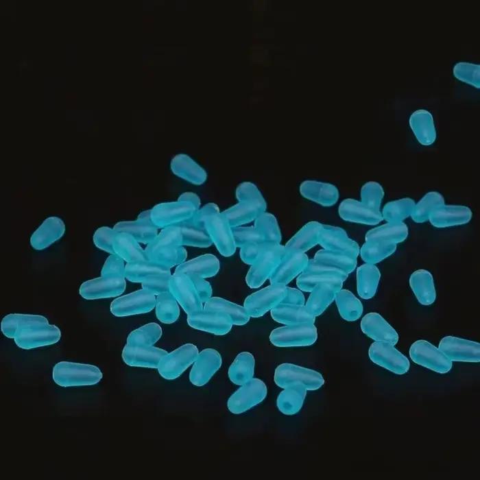 50 pièces de bouchons ovales en silicone anti-emmêlement pour la pêche à la carpe et au